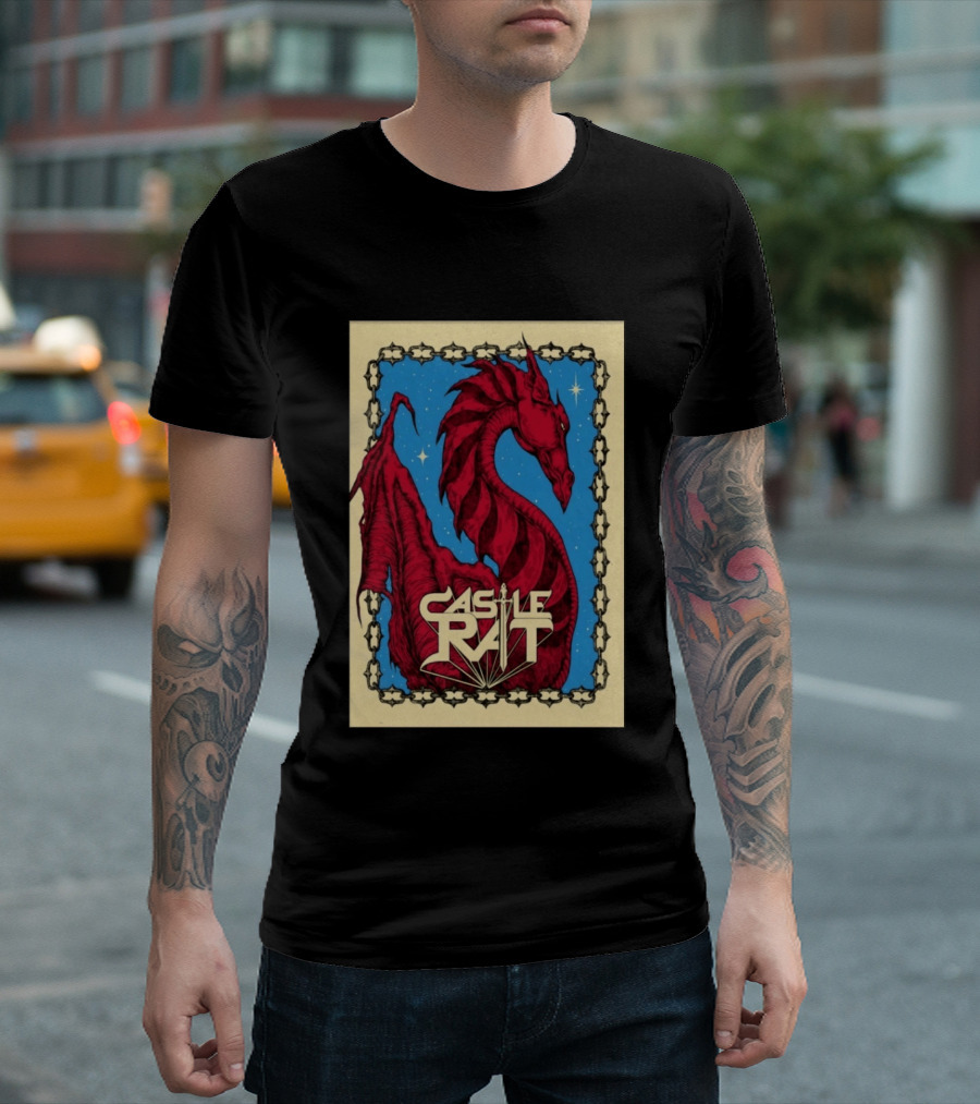 Castle Rat Red Dragon Marienthal Germany Aug 14 2026 T-Shirt