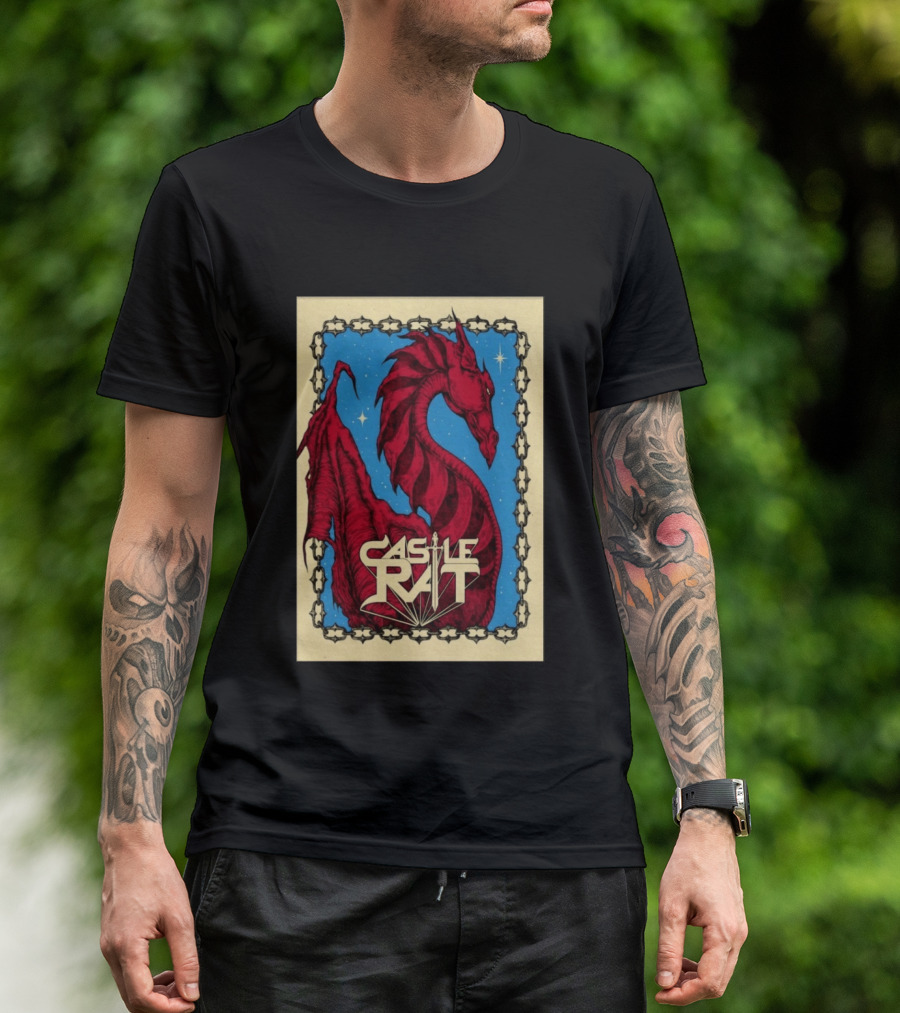 Castle Rat Red Dragon Marienthal Germany Aug 14 2026 T-Shirt
