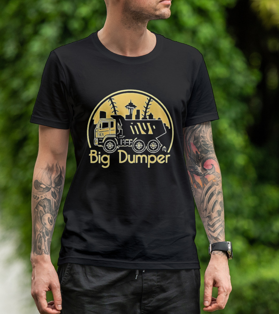 Big Dumper Cal Raleigh Seattle Skyline Truck Mvp T-Shirt