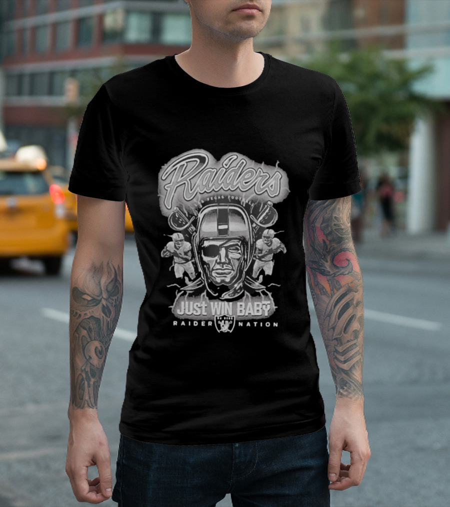Raider Nation Las Vegas Football Just Win Baby T-Shirt