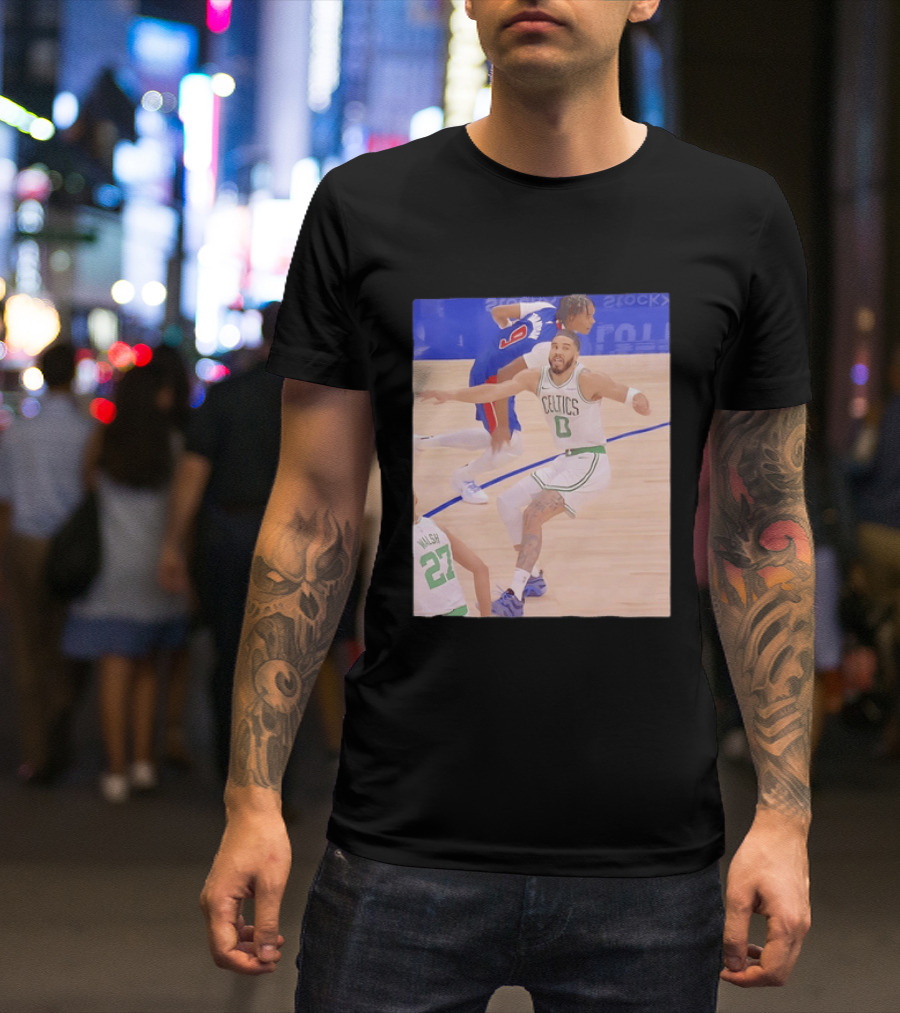 Jayson Tatum Celtics Basketball Vs Thompson And Walsh NBA T-Shirt