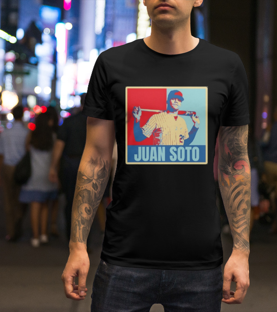 Juan Soto Mets Red Blue T-Shirt