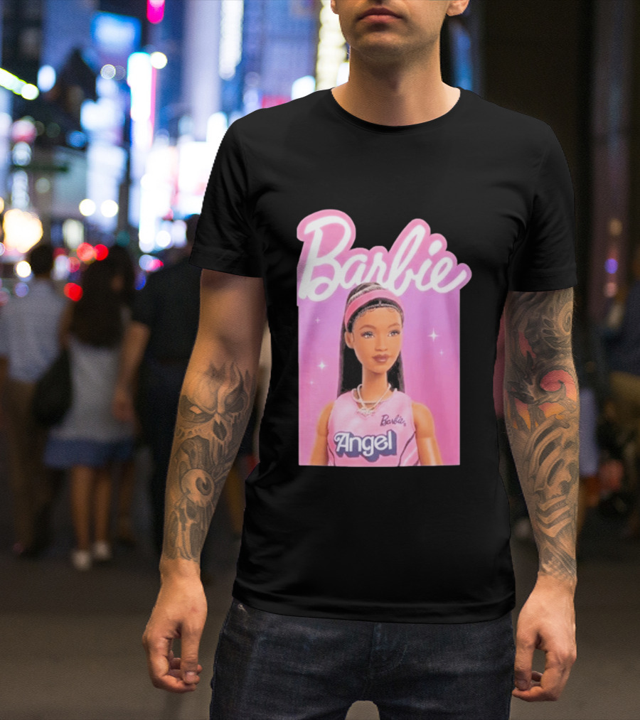 Barbie Angel Basketball Doll T-Shirt