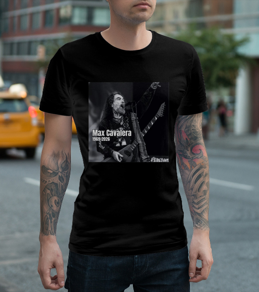 Max Cavalera 1969 2026 Heavy Metal Icon Performance T-Shirt