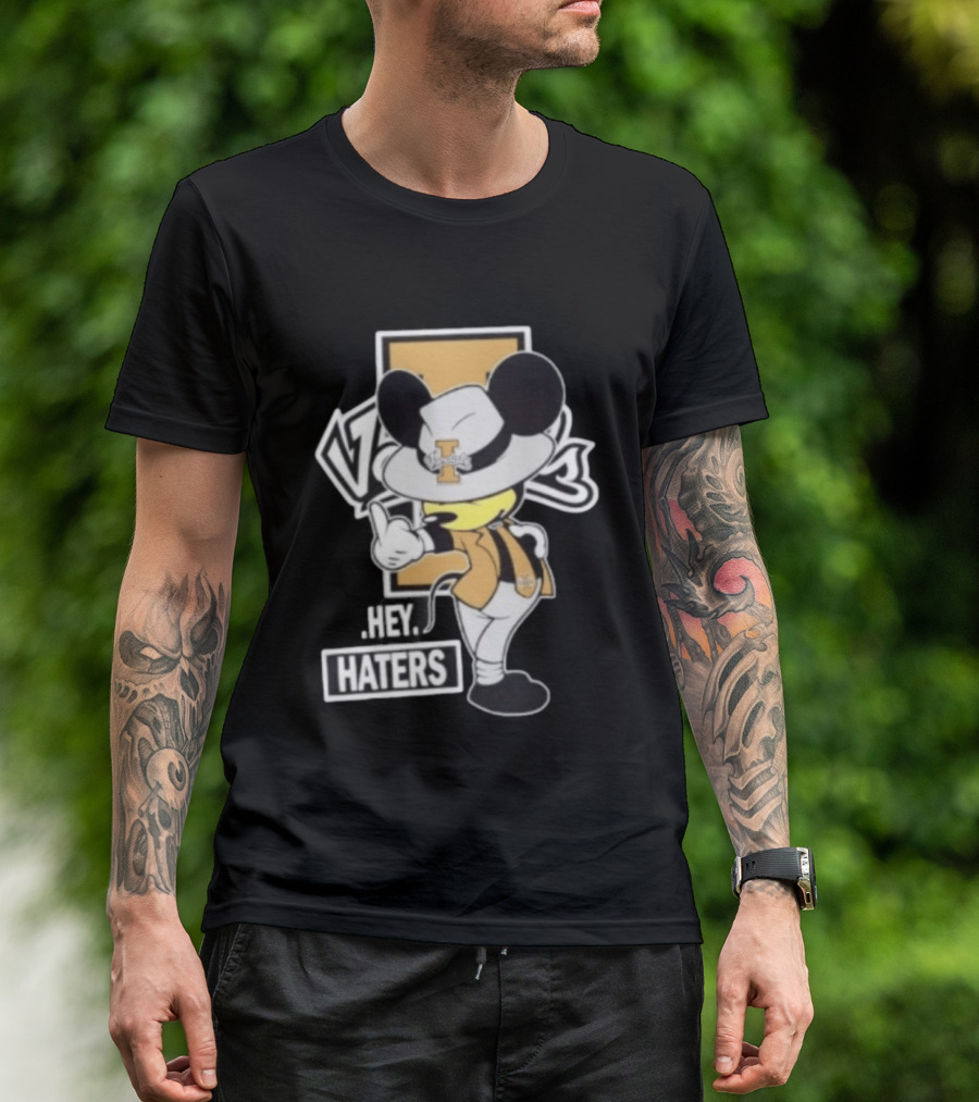 Idaho Vandals Football Mickey Hey Haters T-Shirt