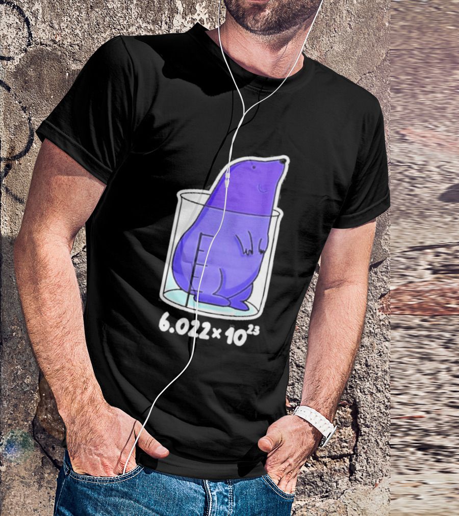 Mole 6.022 X 10²³ Avogadro Chemistry Beaker T-Shirt