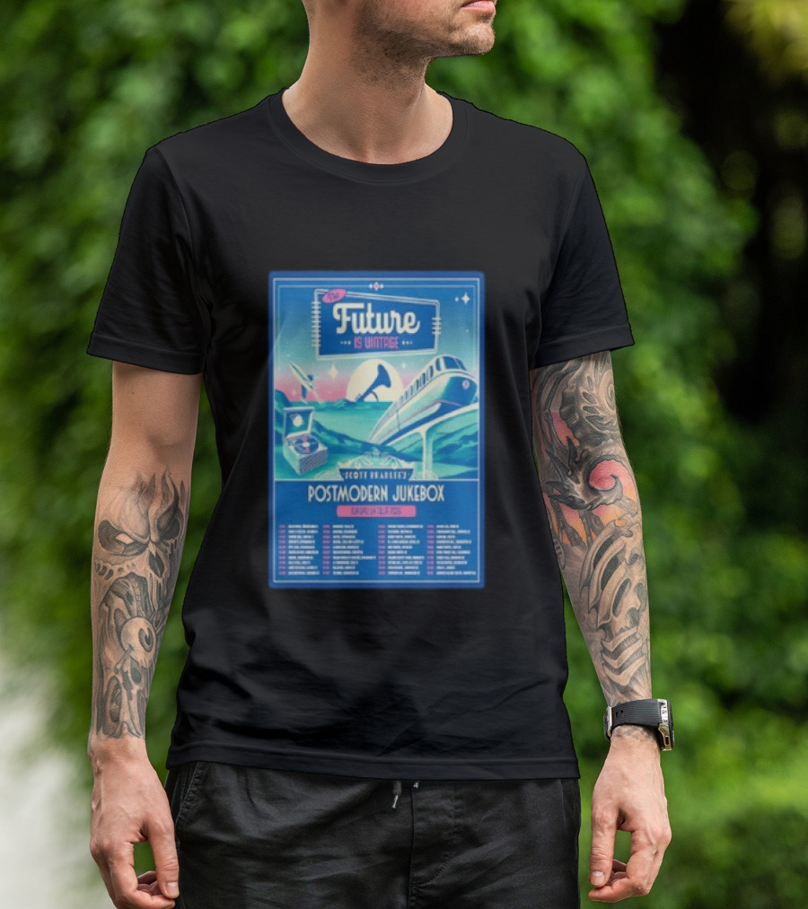 Future Is Vintage Scott Bradlee's Postmodern Jukebox Europe UK Tour 2026 T-Shirt