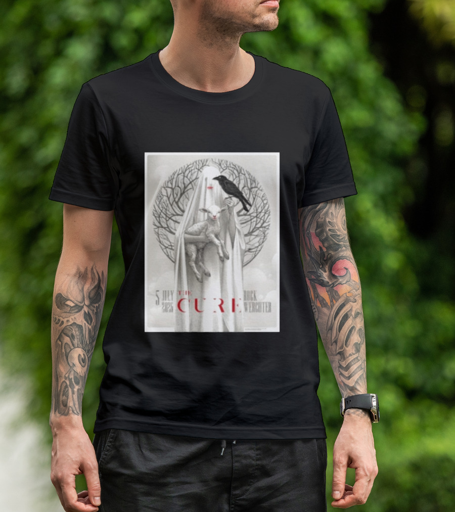 5 July 2026 The Cure Rock Werchter Raven And Lamb T-Shirt