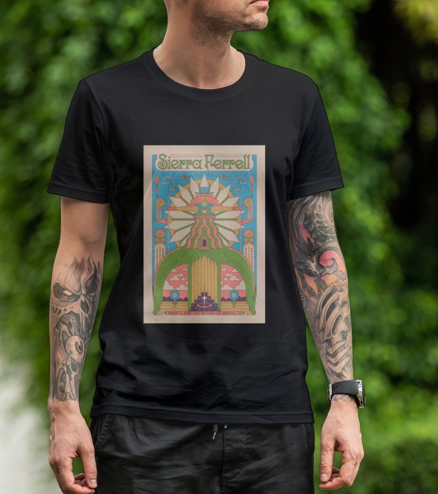 Sierra Ferrell August 5 2026 The Wiltern Los Angeles CA Psychedelic Tour T-Shirt