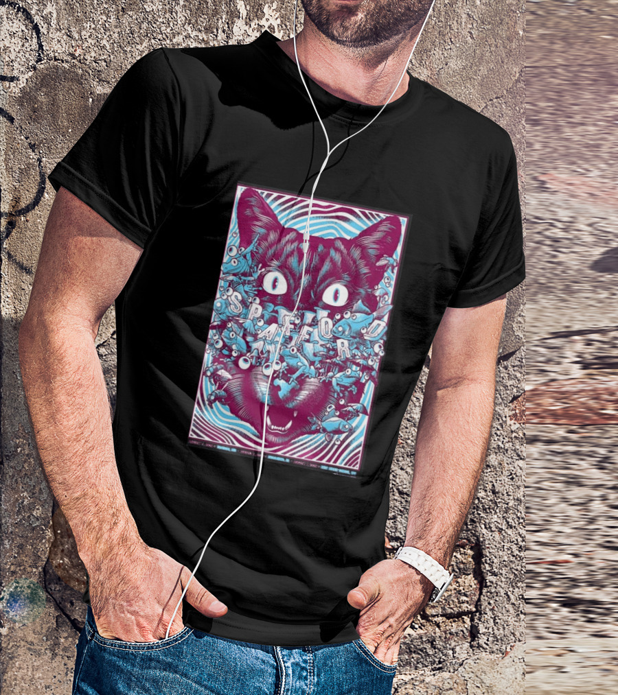 Spafford Richmond Virginia Tour Aug 6 2026 Cat Eyes And Fish T-Shirt