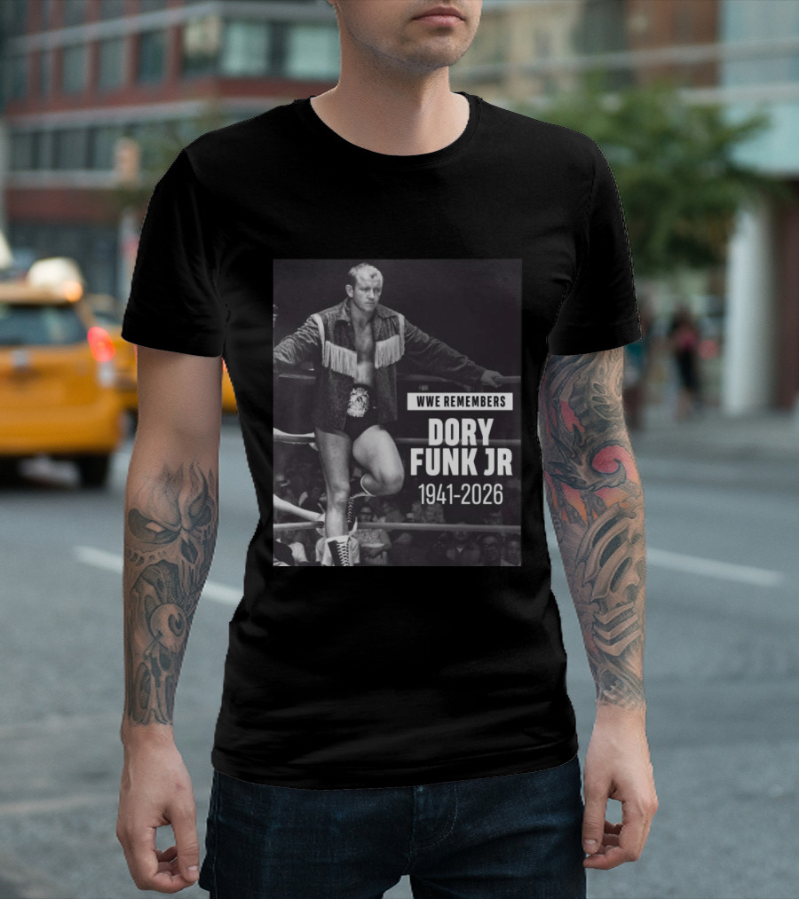 WWE Remembers Dory Funk Jr 1941 2026 T-Shirt