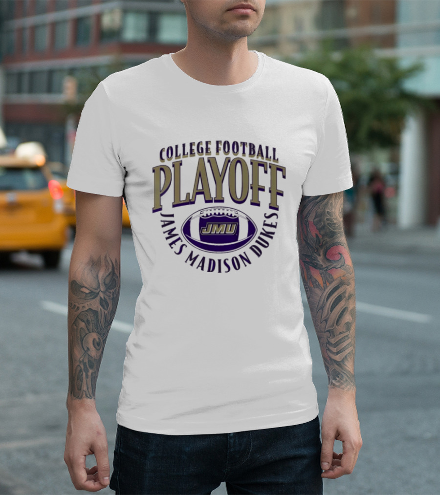 JMU Football 2025 26 College Football Playoff James Madison Dukes T-Shirt