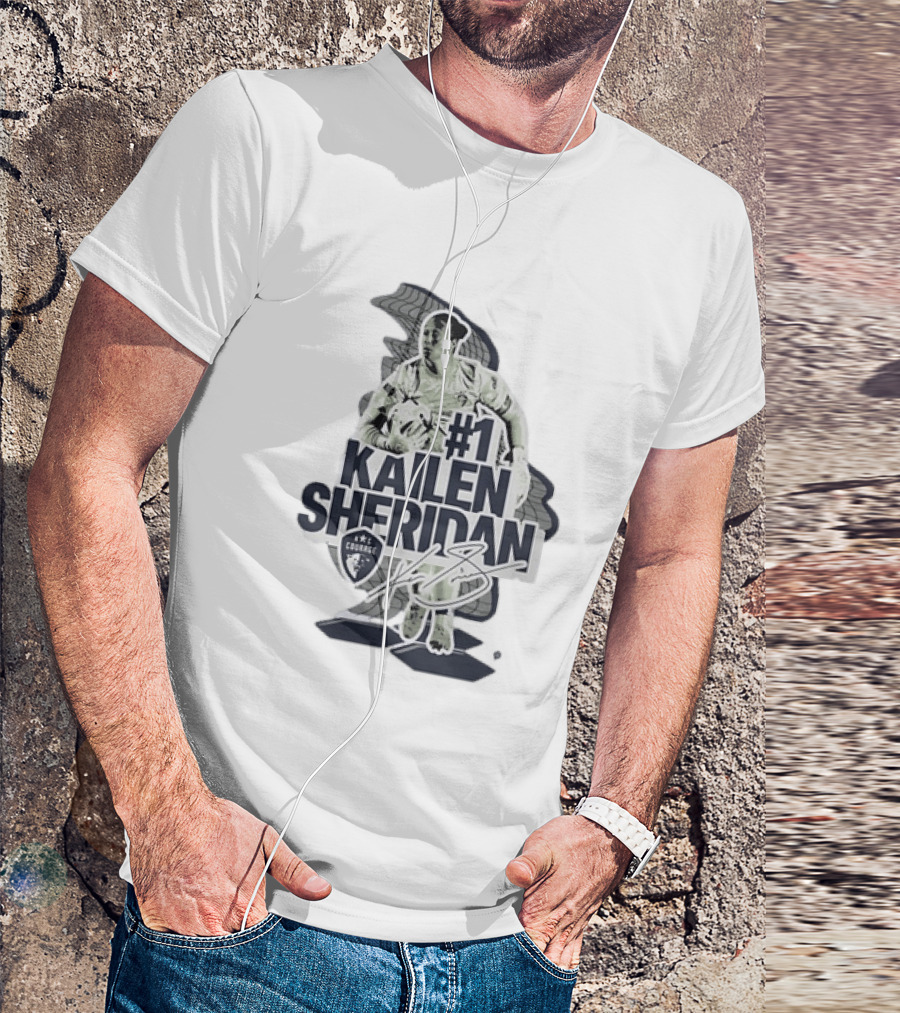 Kailen Sheridan North Carolina Courage #1 Signature Collection T-Shirt
