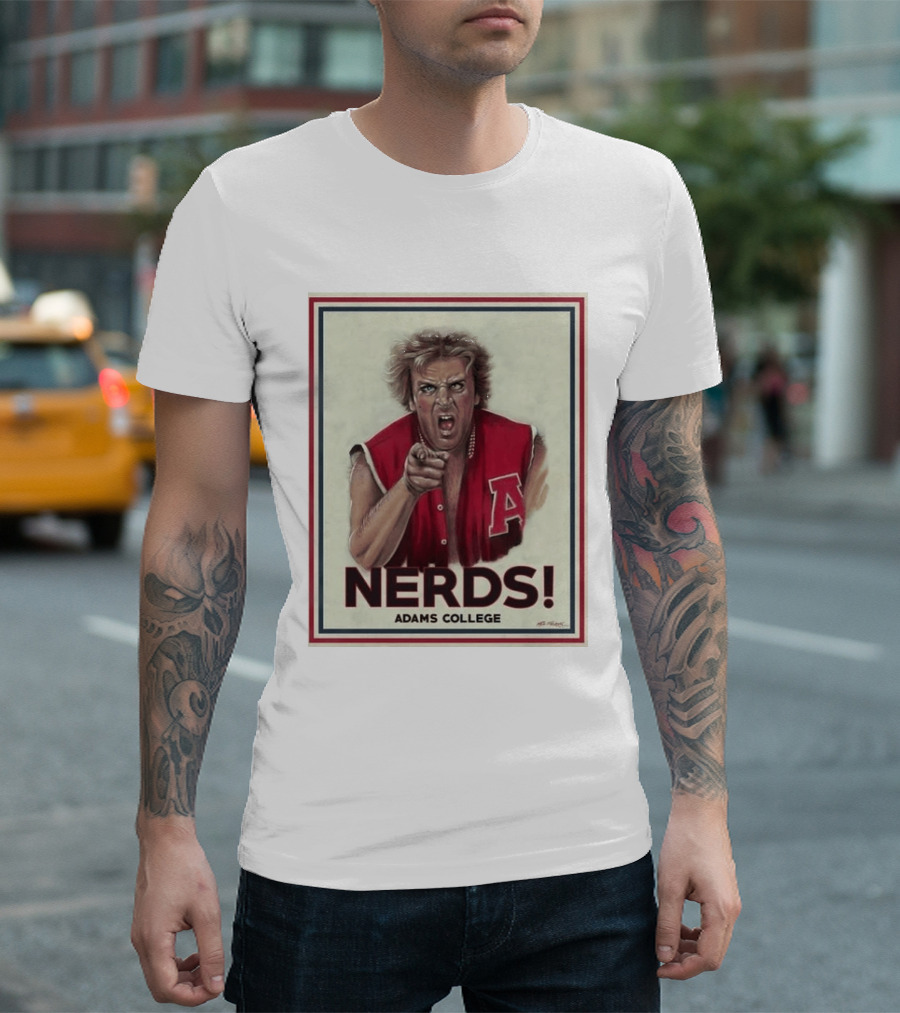 Adams College Nerds Remembering Donald Gibb 1954 2026 T-Shirt