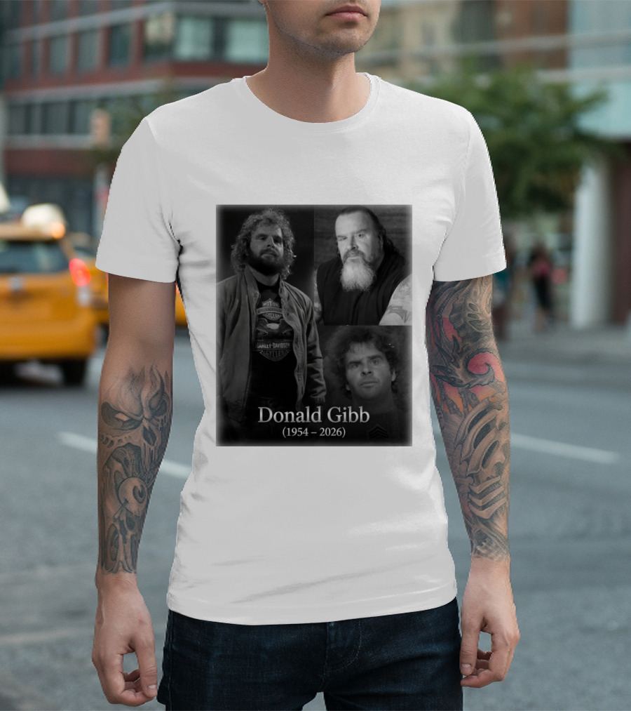 Donald Gibb 1954 2026 Harley Davidson T-Shirt