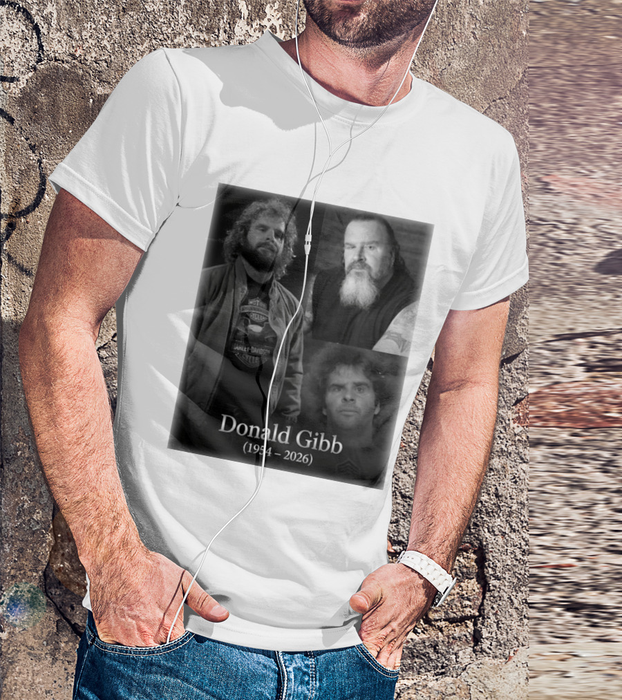 Donald Gibb 1954 2026 Harley Davidson T-Shirt