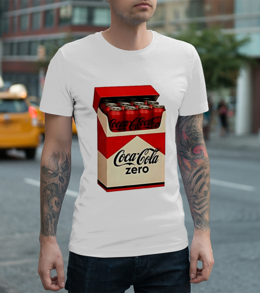 Coca Cola Zero Take The Edge Off Red Box Cans T-Shirt