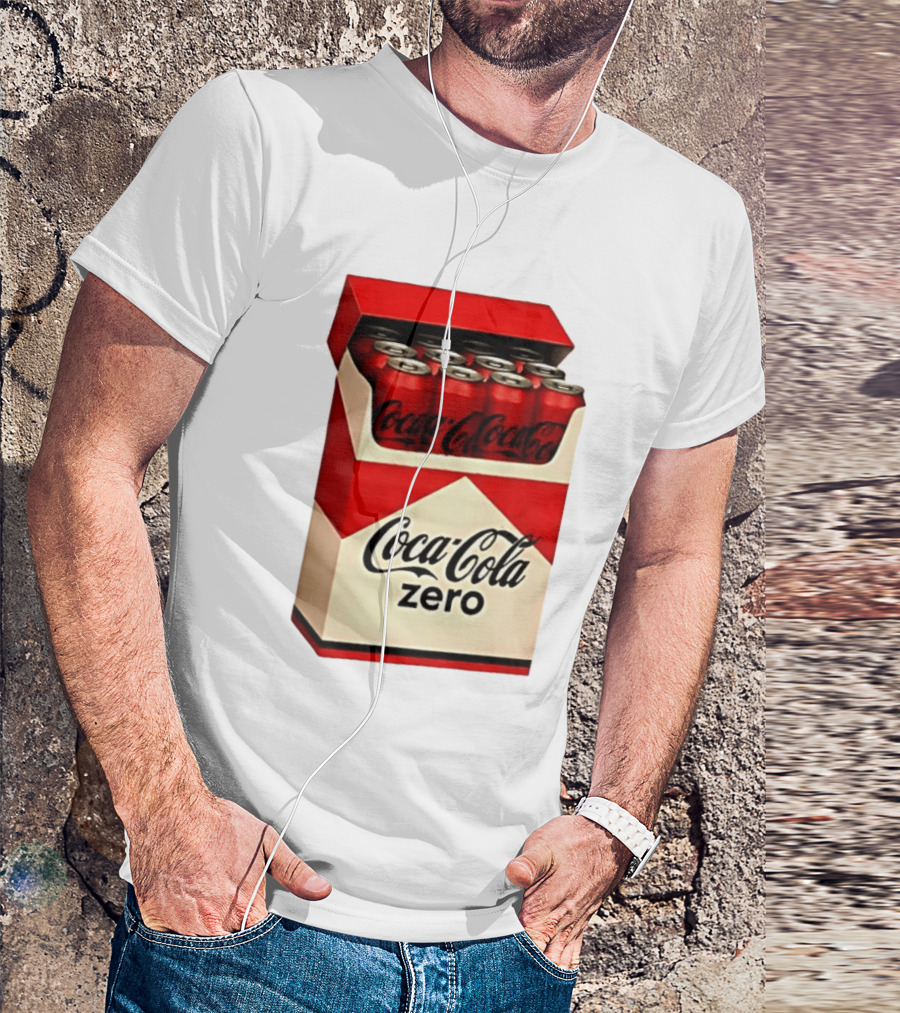 Coca Cola Zero Take The Edge Off Red Box Cans T-Shirt