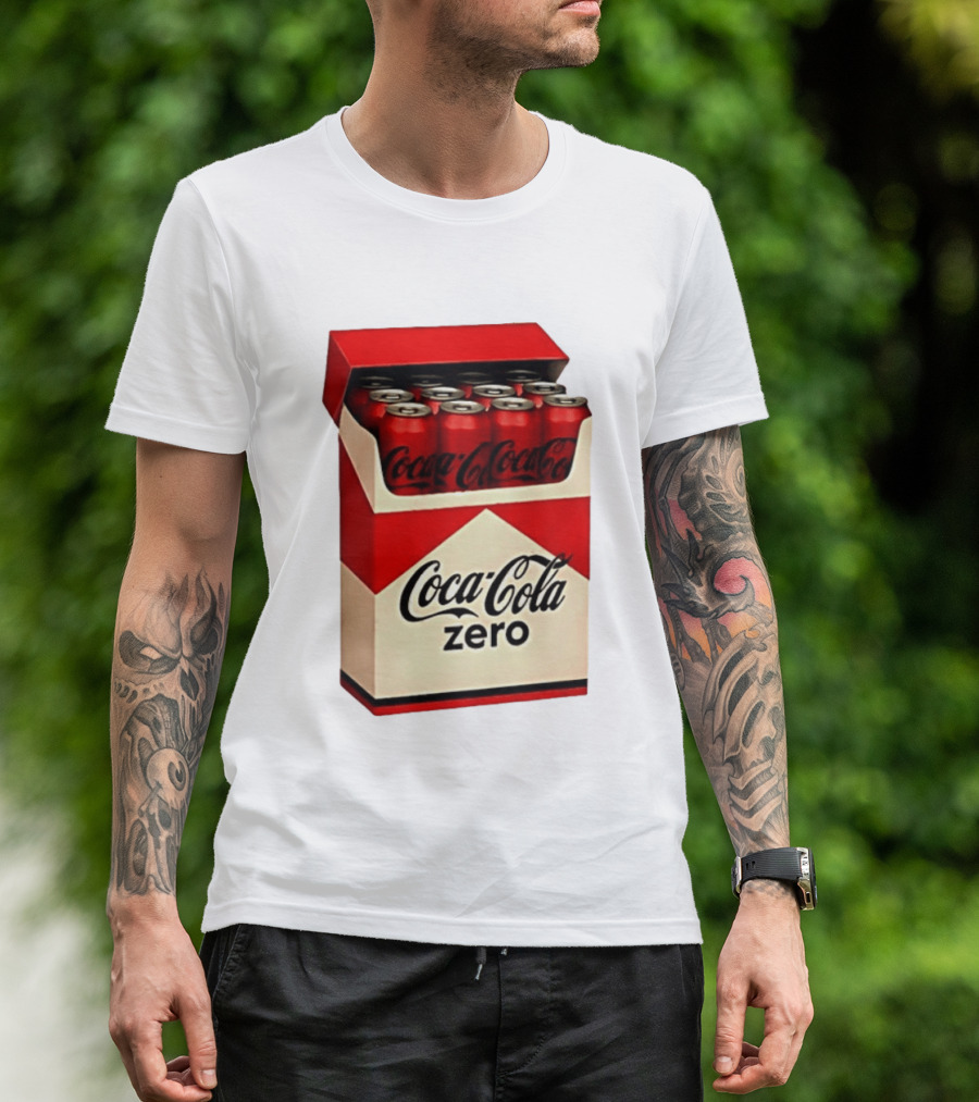 Coca Cola Zero Take The Edge Off Red Box Cans T-Shirt