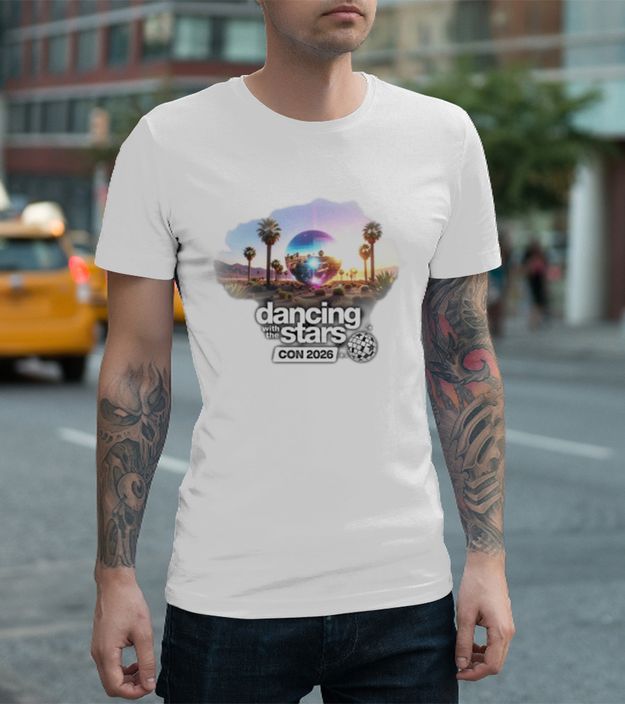 Dancing With The Stars Con 2026 Disco Desert Palm Oasis T-Shirt