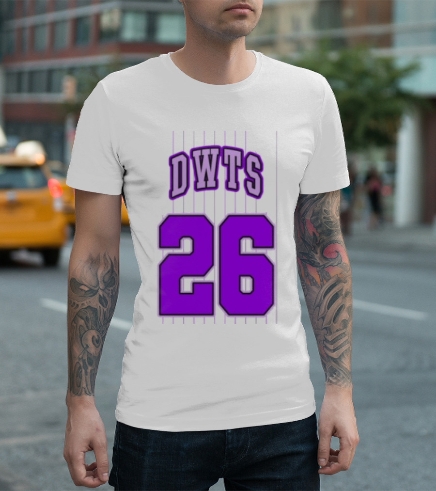 Dancing With The Stars DWTS Glitter Games 26 Jersey T-Shirt