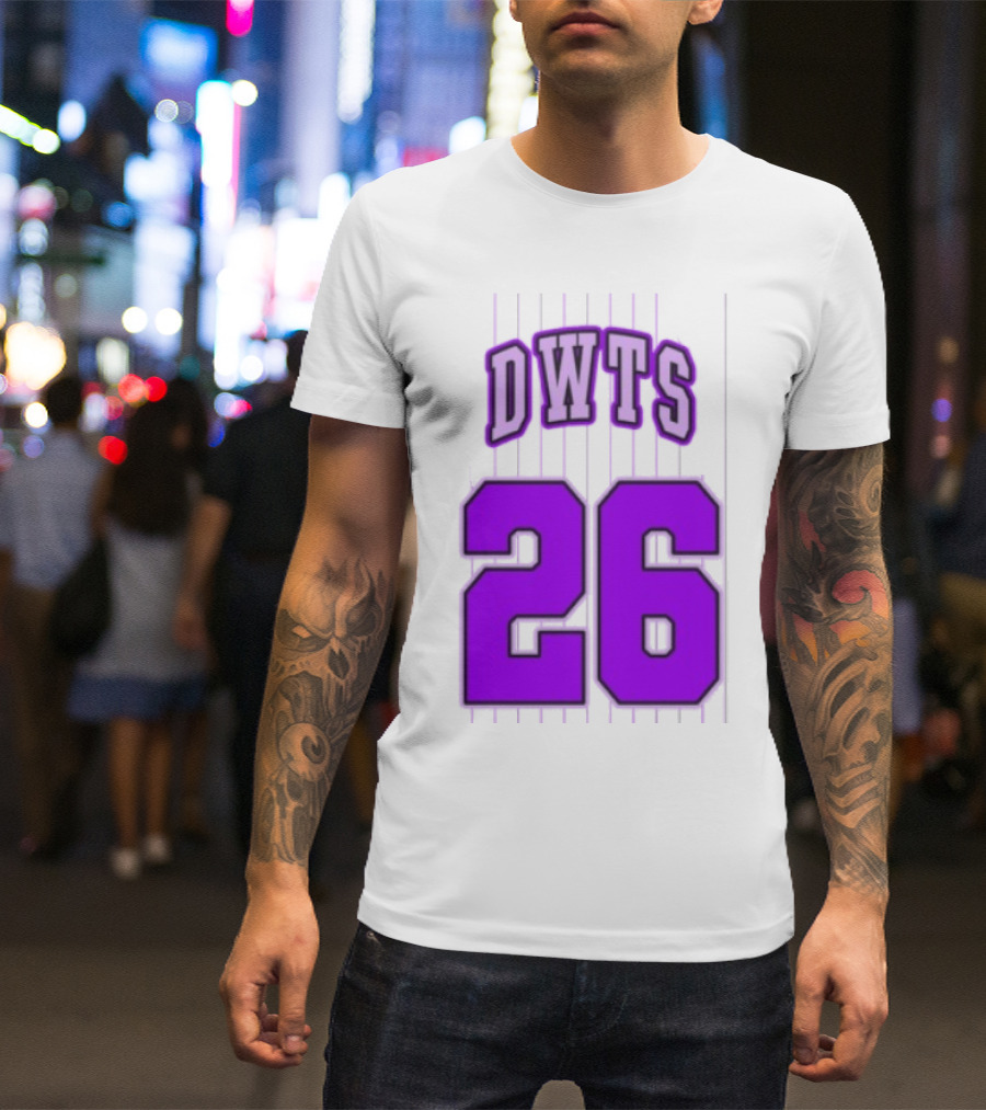 Dancing With The Stars DWTS Glitter Games 26 Jersey T-Shirt
