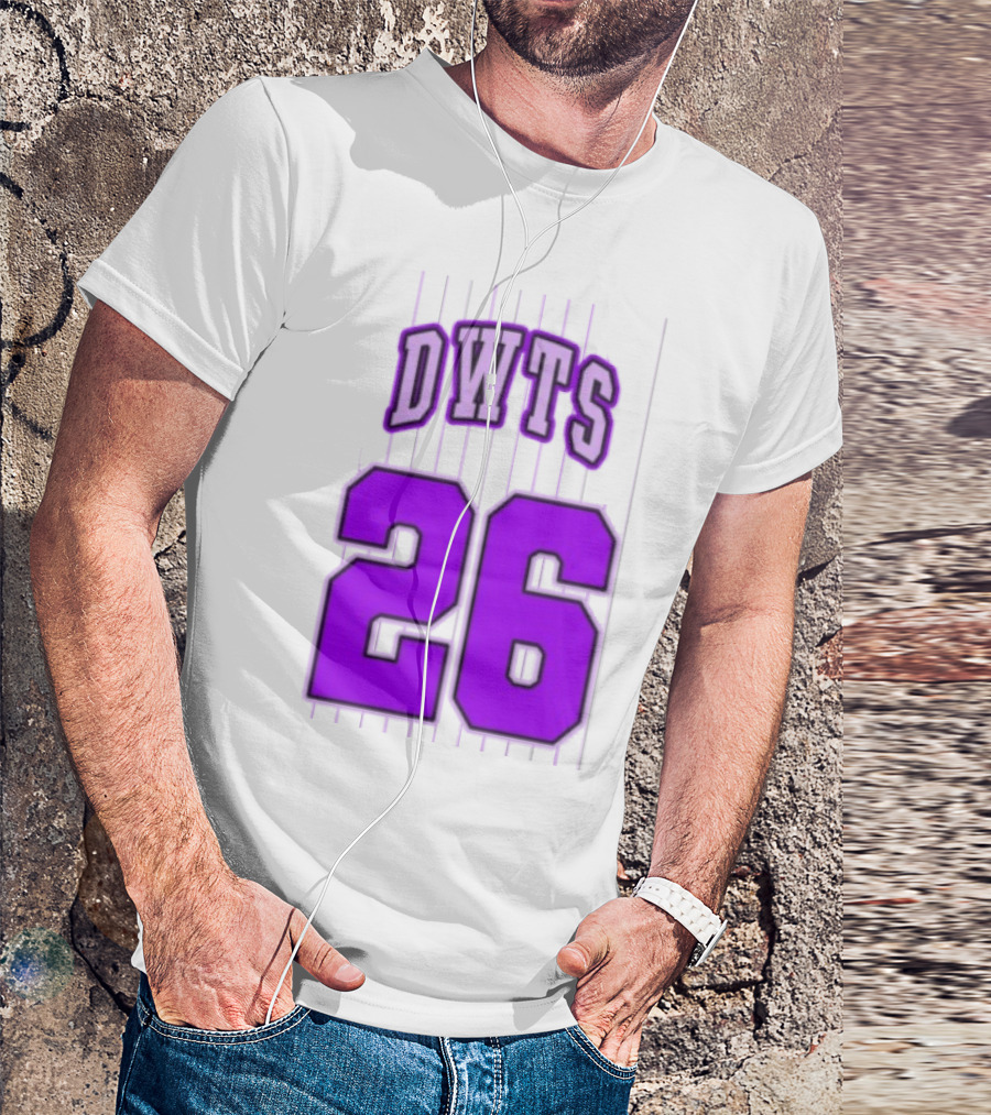 Dancing With The Stars DWTS Glitter Games 26 Jersey T-Shirt