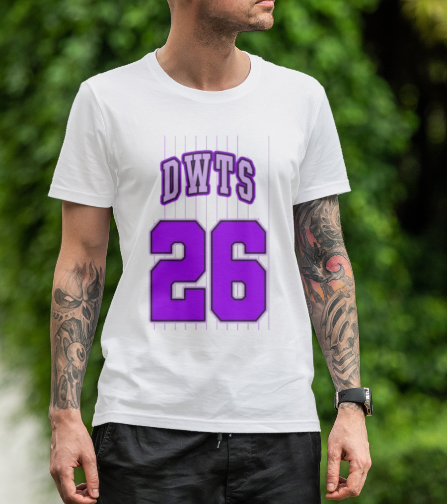 Dancing With The Stars DWTS Glitter Games 26 Jersey T-Shirt