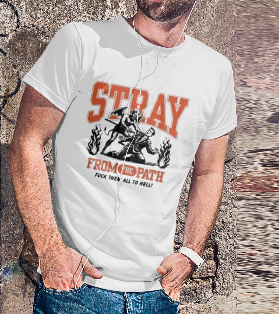 Stray From The Path Demon Figure Fuck Them All To Hell T-Shirt