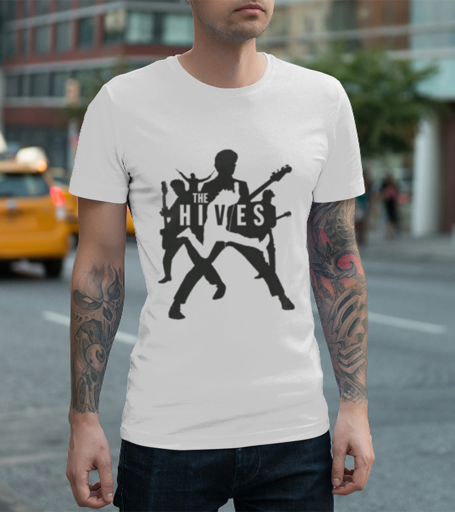 The Hives Band Silhouettes Fan Merchandise T-Shirt