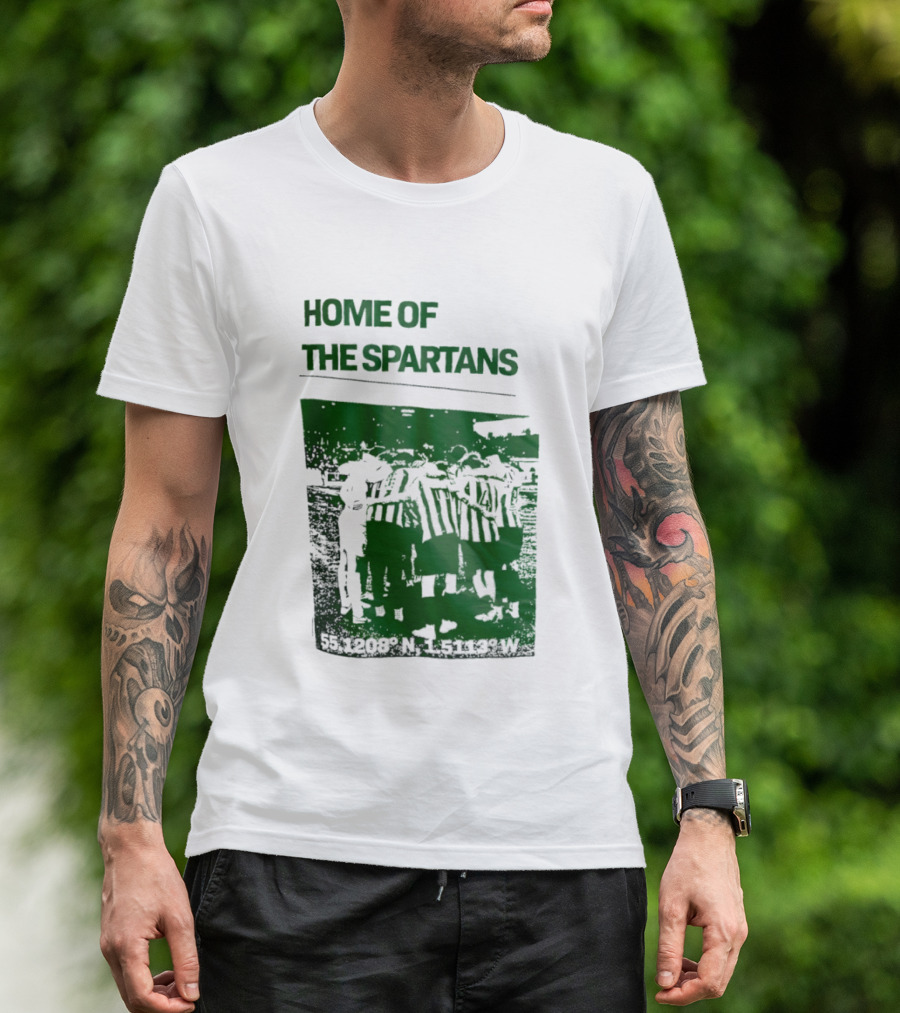 Home Of The Spartans 55.1208° N 15113° W T-Shirt