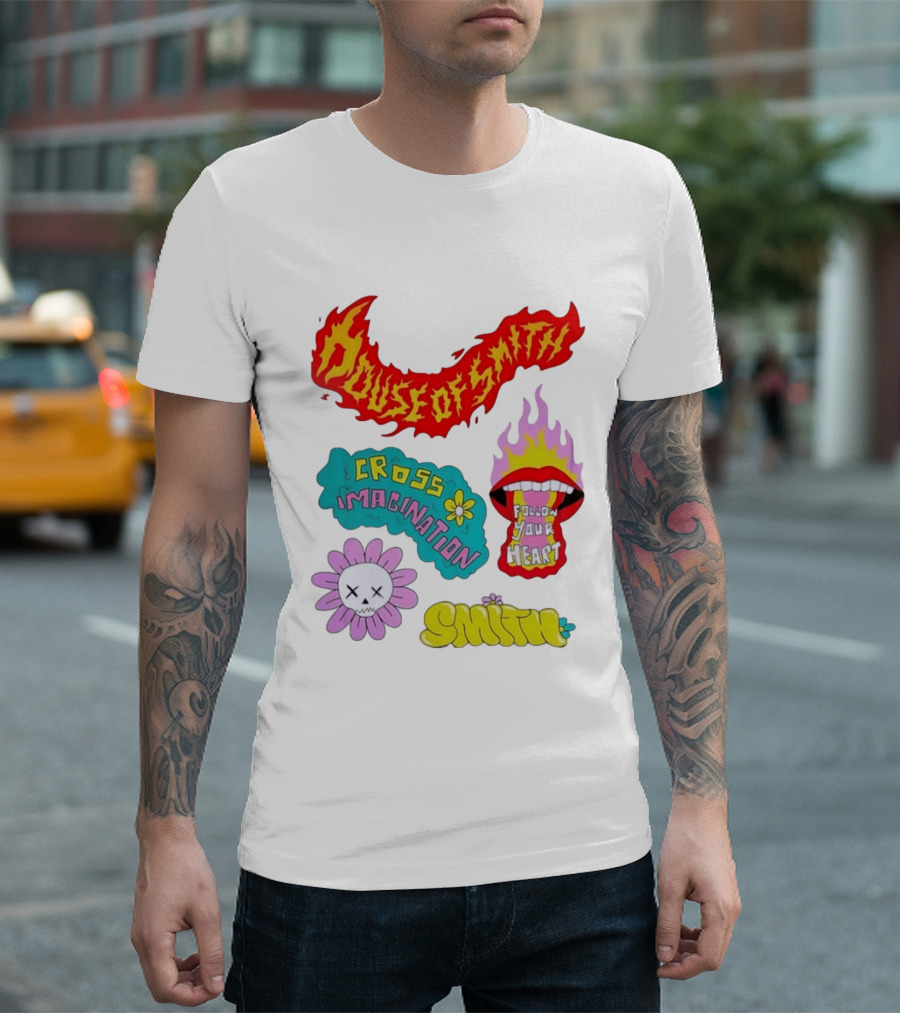House Of Smith Cross Imagination Follow Your Heart Smith T-Shirt