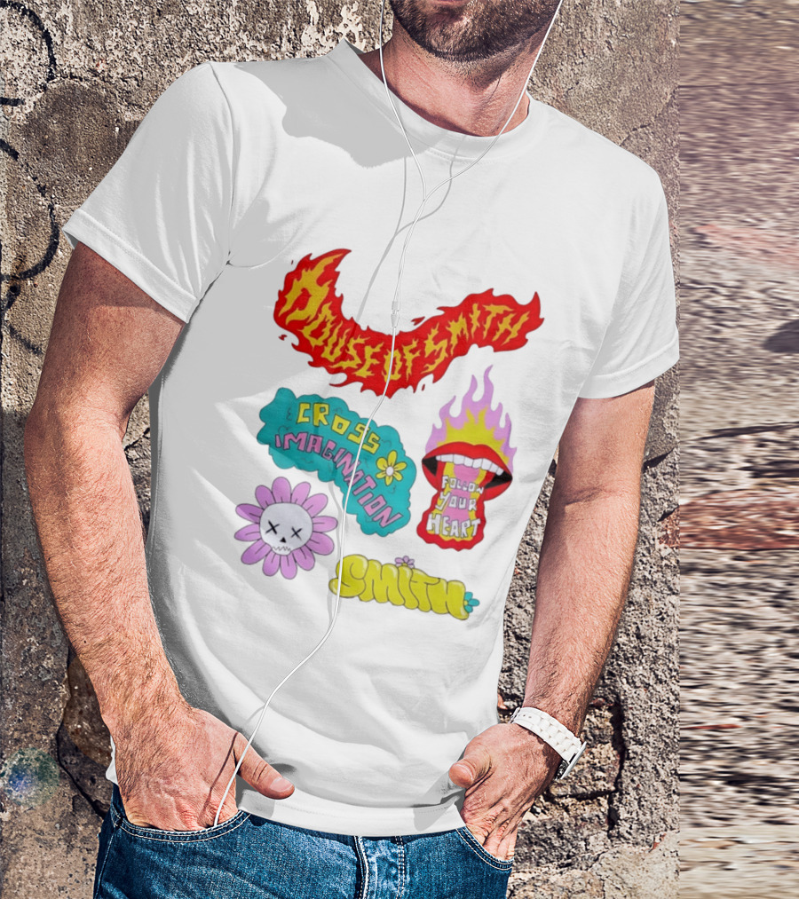 House Of Smith Cross Imagination Follow Your Heart Smith T-Shirt