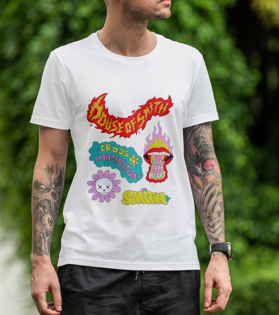 House Of Smith Cross Imagination Follow Your Heart Smith T-Shirt