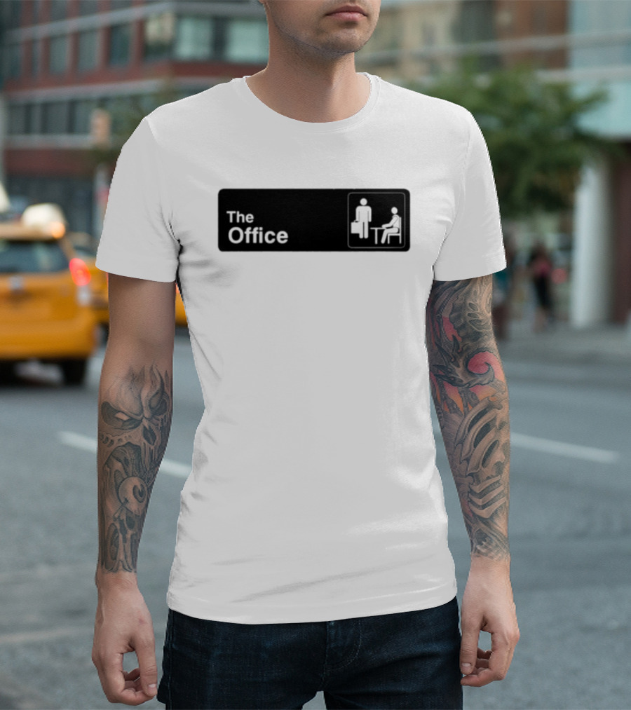 The Office TV Show Iconic Logo With Sitting And Standing Figures T-Shirt