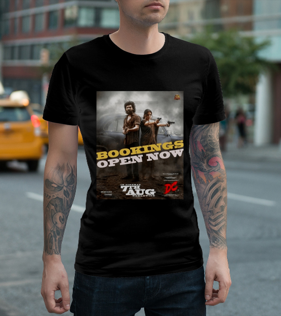 Bookings Open Now For DC In Cinema 7th Aug Worldwide T-Shirt