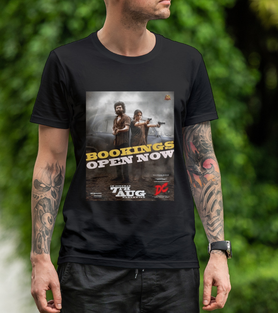Bookings Open Now For DC In Cinema 7th Aug Worldwide T-Shirt
