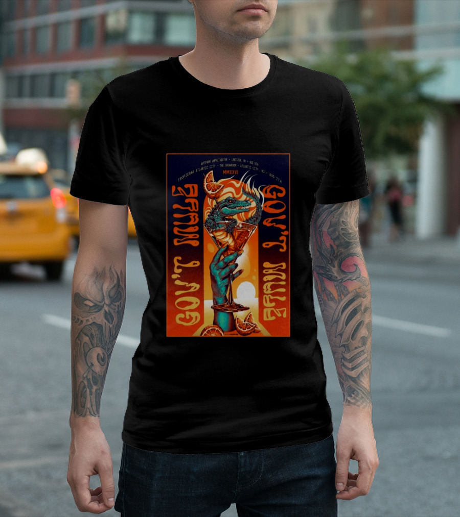 Gov't Mule August 7 Tropicana Showroom Atlantic City MMXXVI Alligator Cocktail T-Shirt