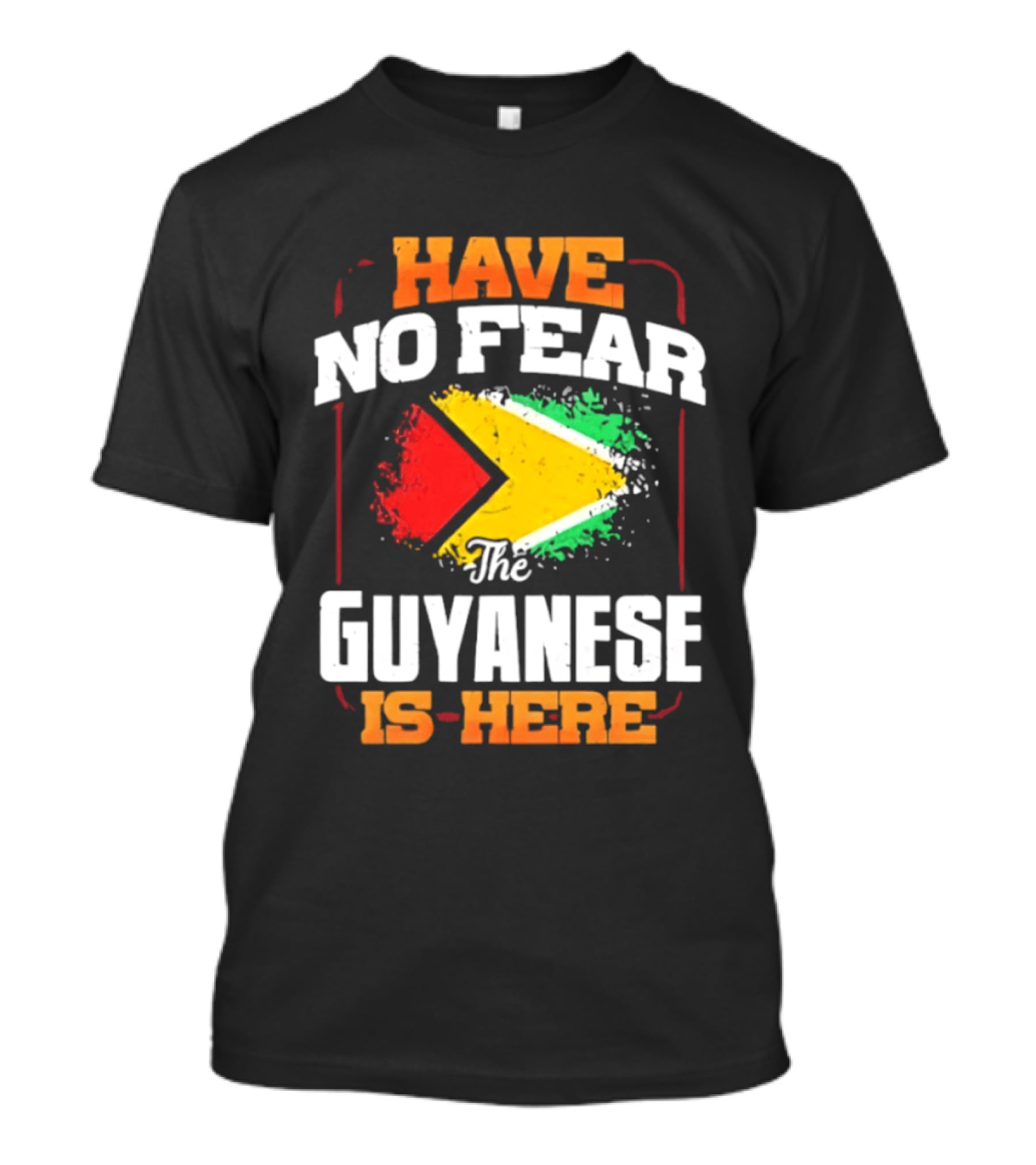 Have No Fear The Guyanese Is Here Guyana Flag T-Shirt