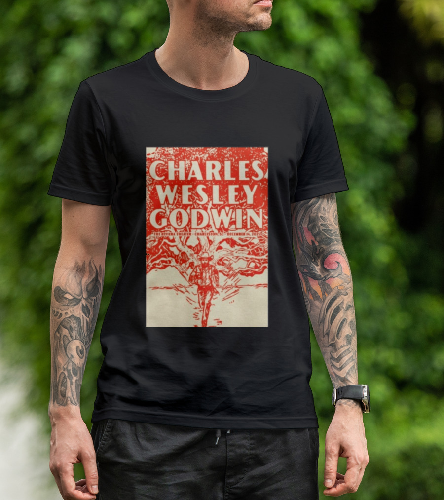 Charles Wesley Godwin Live At The Riviera Theater Charleston SC December 14 2025 T-Shirt