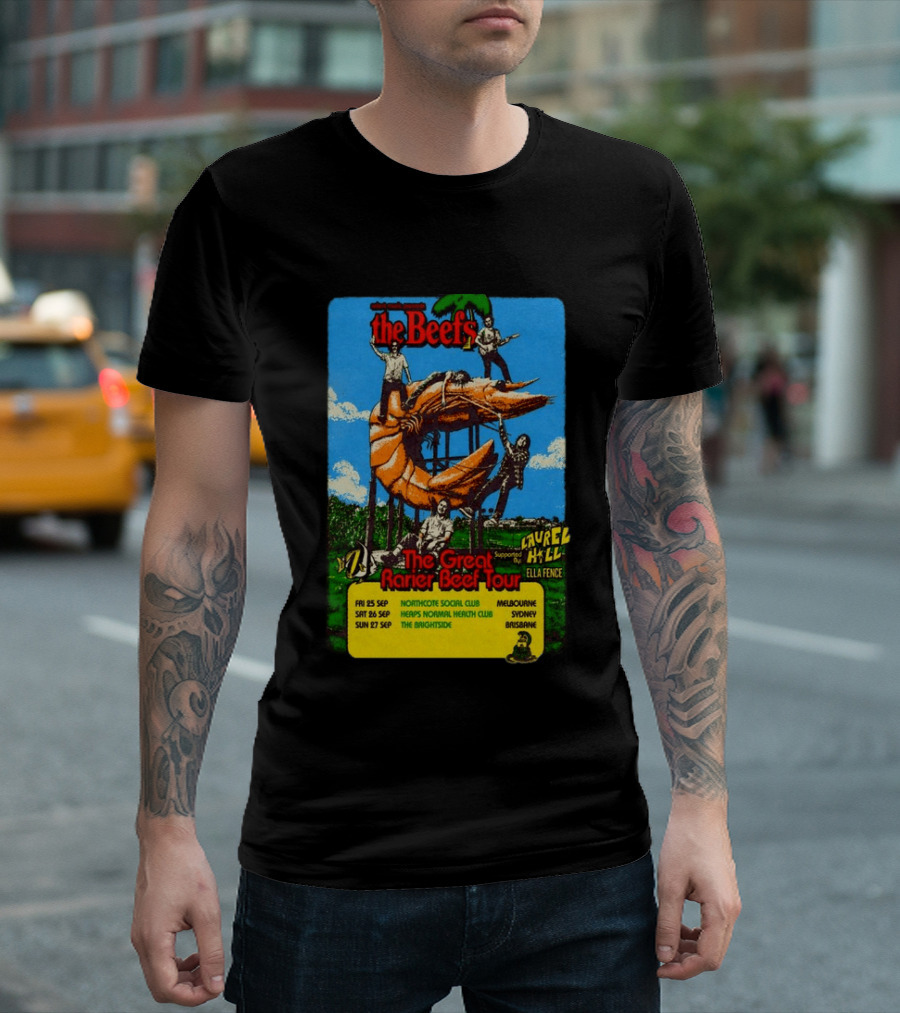 The Beefs 2026 The Great Rarier Beef Tour Melbourne Sydney Brisbane T-Shirt