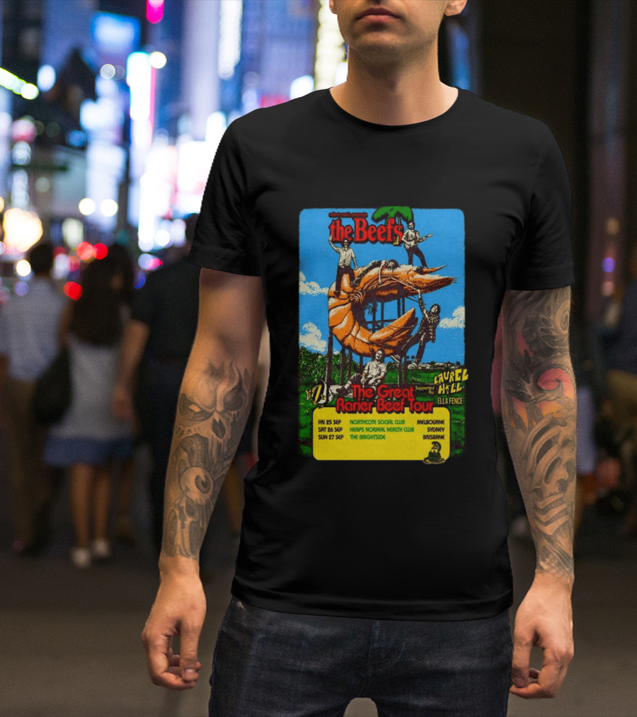 The Beefs 2026 The Great Rarier Beef Tour Melbourne Sydney Brisbane T-Shirt