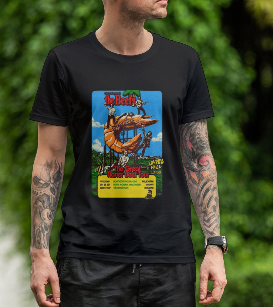 The Beefs 2026 The Great Rarier Beef Tour Melbourne Sydney Brisbane T-Shirt