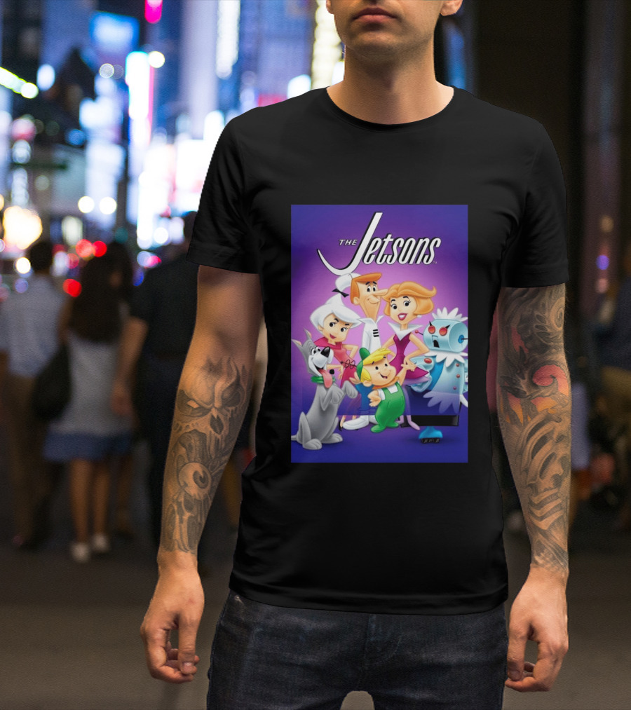 The Jetsons Family 2062 Animation Characters T-Shirt