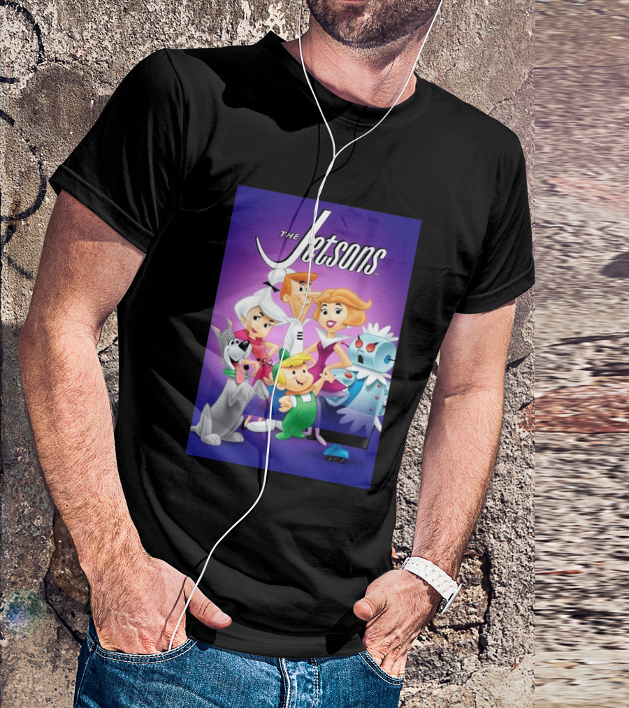 The Jetsons Family 2062 Animation Characters T-Shirt