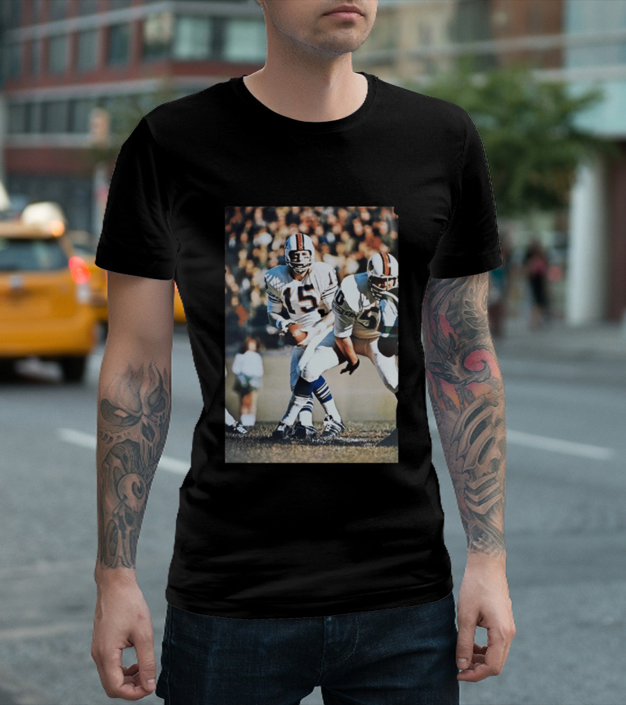 Buffalo Bills Jack Kemp 1968 AFL Football Action Renselaar T-Shirt