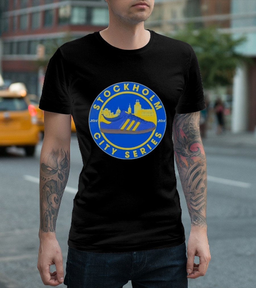 Stockholm City Series Adidas Sneaker 2014 Skyline T-Shirt