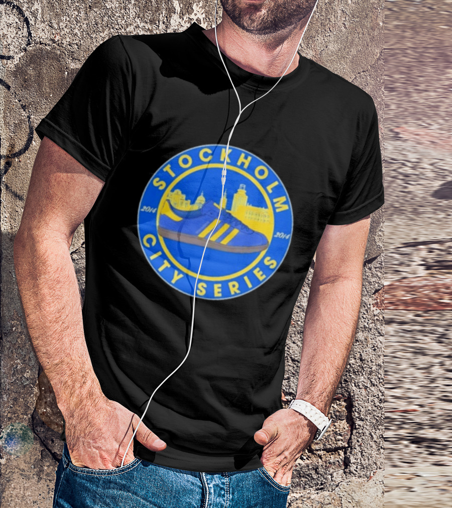 Stockholm City Series Adidas Sneaker 2014 Skyline T-Shirt