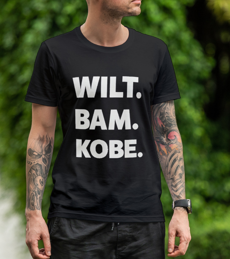Wilt Chamberlain Bam Adebayo Kobe Bryant T-Shirt