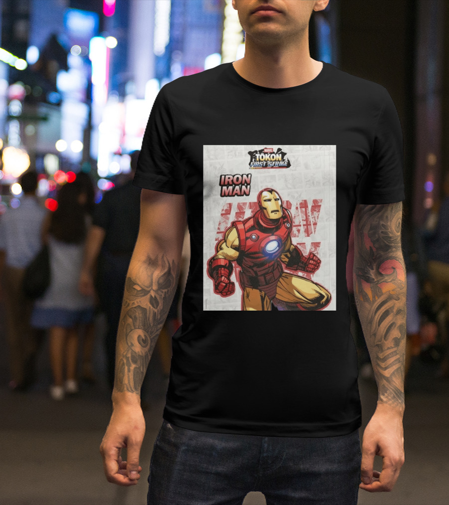 Marvel Tokon First Strike Iron Man Comic T-Shirt